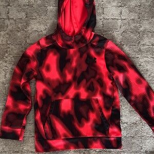 Kids Red and Black UA Hoodie